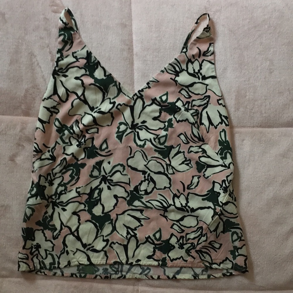 Banana republic floral tank top